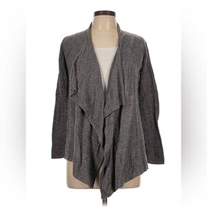 Barefoot Dreams Bamboo Chic Lite Calypso Carbon Gray Sweater Large Extra Large